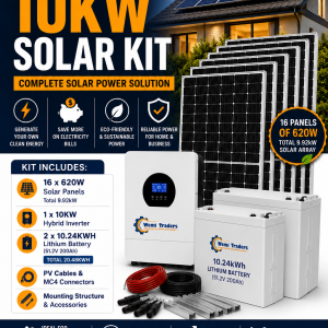 10Kw Solar Kit With 20.48Kwh lithium Battery
