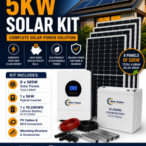 5.5 Solar kit With 10kwh lithium Battery