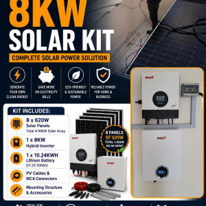 8Kw Solar Kit 10Kwh lithium Battery